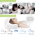 thumbnail image 5 of Power Of Nature Memory Foam Contour Pillow Neck Support Cervical Bed Pillow Side Sleeper Relieve Neck Pain with Washable Zippered Soft Cover, 5 of 5