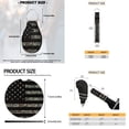 thumbnail image 6 of Uorisanigo Car Seat Cover Sets Full Set, Camo American Flag with Steering Wheel Cover Seat Belt Pad Armrest Protector Head Rest Covers Gear Shift & Handbrake Covers Car Coasters Key Chain Universal, 6 of 7