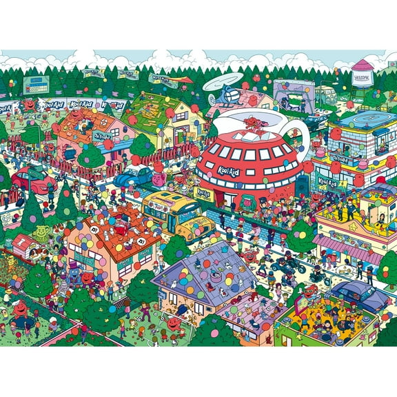 Kool-Aid Find-It 500 Piece Jigsaw Puzzle