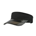 thumbnail image 2 of FUNUONY Unisex Plastic Sun Visors Hats Clear Cap for Men Women Sports Outdoor Large Brim Summer Beach Cap Sun Color Cap Transparent Fashion Solid Women Visor Caps Black One Size, 2 of 2