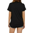 thumbnail image 3 of Giraffe Print Graphic Short Sleeve T-Shirt Plus Size Women Tops, 3 of 5