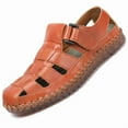 thumbnail image 1 of Men's Casual Sandals Closed Toe Outdoor Handmade Leather, 1 of 6