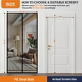 thumbnail image 5 of ACEBON Magnetic Screen Door, Self-Closing, Pet Friendly Walk Through Door Screen Magnetic Closure (37.4"x82.6"), Door Net Easy Install Magnetic Screen Door Mesh Keeps Bugs Out, 5 of 5