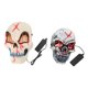 thumbnail image 1 of 2 protectores faciales LED con 3 modos de parpadeo para Halloween con luz fría EL para fiestas de máscaras, 1 of 14