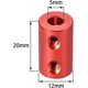 thumbnail image 2 of Juego de Acoplamiento rígido tornillo L20xd12 aleación de aluminio 6 uds YONGSHENG, 2 of 4