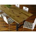 thumbnail image 6 of KFI Studios Urban Loft 6' x 3' Bistro Table, Solid Wood Espresso Top, 6 of 7