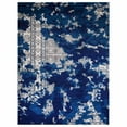 thumbnail image 5 of Rugsotic Carpets Hand Knotted Silk Area Rugs - 8'X10', Rectangle, Blue Beige, Abstract Modern Design, High Pile Thick Handmade Anti Skid Area Rugs For Living Room, Bed Room (Ns1241), 5 of 5