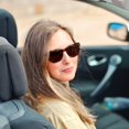 thumbnail image 2 of Gafas de sol Joopin Leopard cuadradas plegables marrones polarizadas, 2 of 6