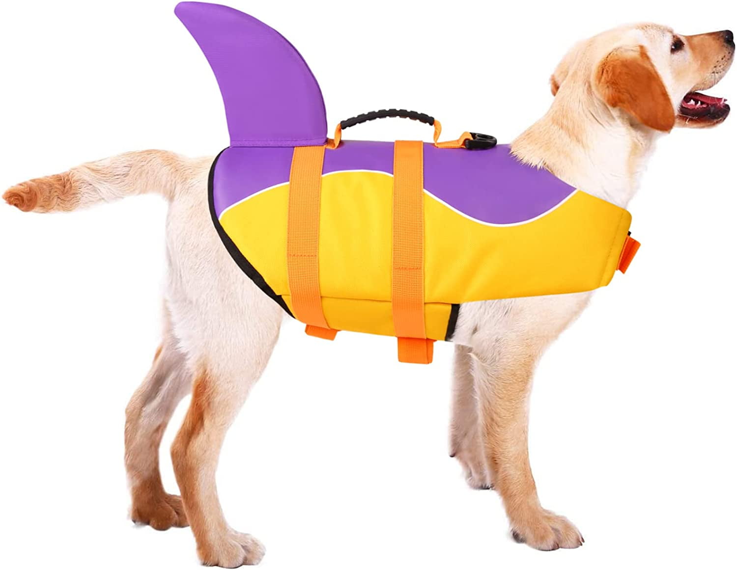 QWZNDZGR Dog Life Jacket Pet Life Safety Vest for Swimming Boating, Dog