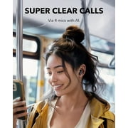 سماعات أذن Soundcore P30i لإلغاء الضوضاء، Smart ANC، صوت جهير قوي، وقت تشغيل 45 ساعة، حامل هاتف 2 في 1، IP54، بلوتوث 5.4