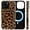 Coquette Luxury Brown Leopard Pattern Design, variant on Magnetic Case for iPhone 12/12Pro, Jesus Sacred Blessings & Beautiful Goodness, Shockproof Glossy 2 in 1 Dual Layer, MagSafe Compatible Protective Phone Case for Women Men Boys