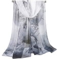thumbnail image 2 of Harhinhe Bufandas para mujer, ligeras, a la moda, con estampado floral, bufanda, chal, 2 of 4
