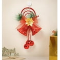 thumbnail image 5 of HongHeng 1Pc Jingle Bell Door Hanger with Bow Christmas Decorations, 5 of 6