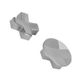 thumbnail image 3 of Controller D Pads Replacement Directional Button Metal Faceted Standard D Pad for Xbox One Elite Elite Series 2 Silver, 3 of 5