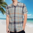 thumbnail image 5 of High Quality Hawaiian Shirts for Men Short Sleeve Aloha Beach Shirt Floral Summer Casual Button Down Shirts Blouses HNRKX3, 5 of 7