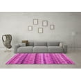 thumbnail image 3 of Ahgly Company Indoor Square Abstract Pink Modern Area Rugs, 6' Square, 3 of 4