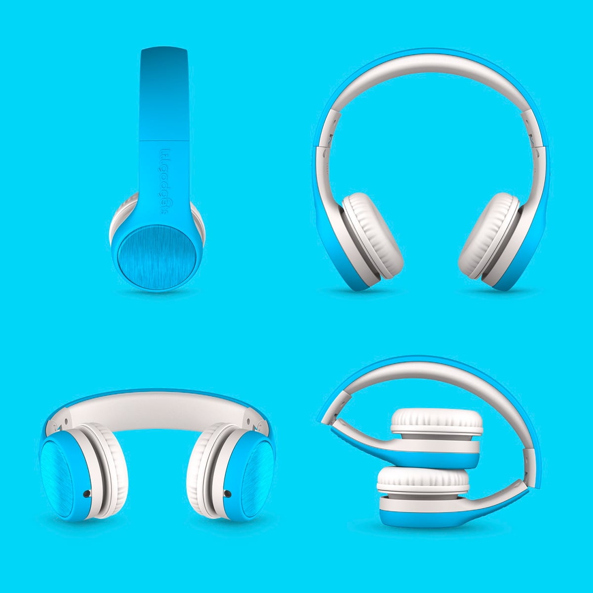 LilGadgets Connect+ Style Wired Headphones Designed for Kids Age 3+