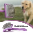 thumbnail image 5 of Slicker Brush for Dogs - Detangling Dog Brushes for Grooming with Soft Bristles & long Pins - Professional Dog Grooming Brush to Removes Tangles & Dirt (large), 5 of 8