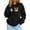 Black, variant on Cat Dog Pouch Hoodie for Women Cat Hoodie with Pouch Pet Hoodies Lightweight Hooded Sweatshirt with Large Pocket,Black L