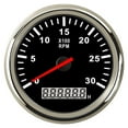 thumbnail image 3 of Universal Tachometer 85mm Car Boat Tacho Sensor Marine with Hourmeter 3000 4000 6000 8000 RPM Tachometer 12V/24V Red Backlight ,Wide Applicability, 3 of 7