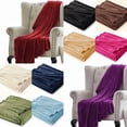 thumbnail image 3 of Gorgeous Home Linen Purple Easy Travel Soft Throw Bed Small Blanket, 3 of 4