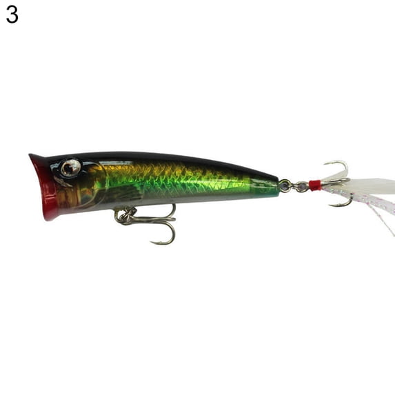 Yoone 75mm/10g Wobbler Popper Fishing Hard Bait Lure for Angling