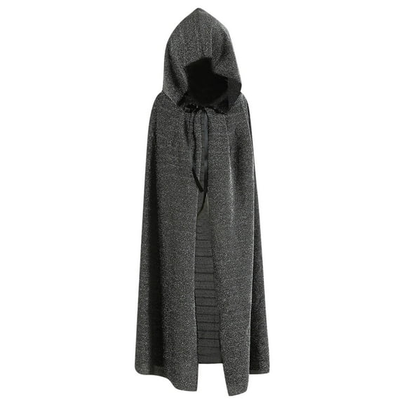 Riforla Child Toddler Boys Girls Fancy Party Hooded Robe Kids Hooded Cloak Grey One Size