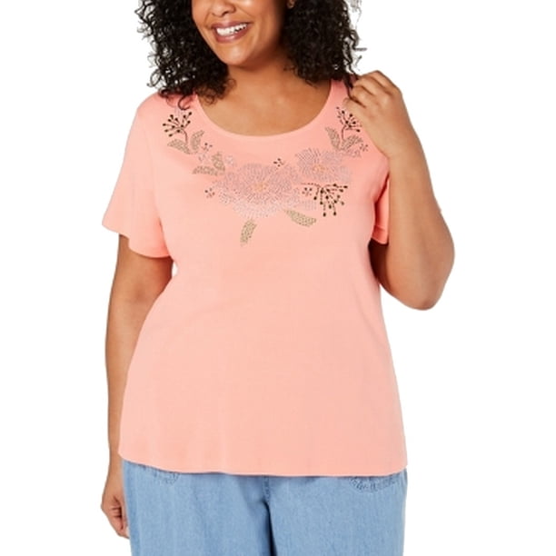 coral top womens