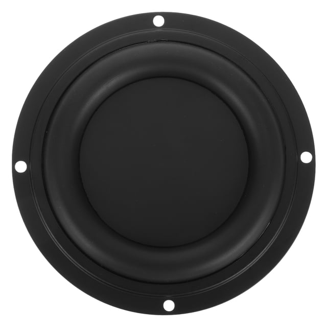 Placa de diafragma de altavoz de graves de 4 pulgadas, diafragma de radiador pasivo, placa de vibración de goma para subwoofer, reemplazo de membrana de vibración de altavoz de automóvil