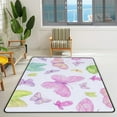thumbnail image 2 of Crawling Indoor Carpet Play Mat Butterflies Watercolor for Living Room Bedroom Educational Nursery Floor Mat Area Rug 60x39inch, 2 of 6