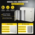 thumbnail image 2 of KFFKFF NEMA Encasement, 24x24x8'' NEMA 4X Electric Metal Housing, IP66 Rated for Resistance to Water & Dust, Appropriate for Exterior & Interior Applications, Comes with Installation Plate, 2 of 9