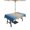 Navy Blue Khaki, variant on Outdoor Tablecloths with Umbrella Hole & Zipper, Navy Blue Ombre Tablecloth Rectangle 60x84 Inch, Modern Yellow Gradient Farmhouse Art Waterproof Table Cloth, Patio/Pool/Picnic Table Covers