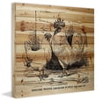 thumbnail image 3 of "White Leghorn" Painting Print on Natural Pine Wood, 3 of 5