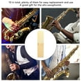 thumbnail image 4 of 10Pcs  Saxophone Reeds Set Bb Key Sax Reeds Replacement Instrument Accessories With Plastic Box For Musicians Beginners, 4 of 8