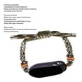 thumbnail image 3 of Boho Style Smartwatch Watch Band,Vintage Waterproof Nylon Weaving Watch Replacement Strap Smart Bracelet Wristband For Band 8, 3 of 8