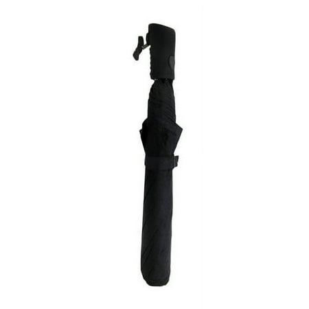 Misty Harbor Automatic Open Folding Rain Umbrella, Black