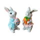 thumbnail image 4 of 2x Estatua de de Pascua Resin Bunny Escultiva Arte de San Valentín Regalo Figura de animales para la sala de bodas porche, 4 of 9