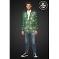 thumbnail image 3 of Suitmeister: Christmas Green Tree Light Up Men's Blazer, 3 of 5