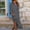 Dark Gray, variant on ZZwxWA Womens Casual Loose Cotton Linen Long Shirt Dress Lapel Button Cuffed Sleeve Side Split Dresses with Pockets