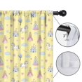 thumbnail image 4 of Blackout Kids Curtains,Yellow Princess Unicorn Pattern Childrens Insulated Curtains Set Of 2,Bedroom Essentials,Toddler Room Decor 42"x54", 4 of 5