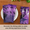 thumbnail image 7 of GZHJMY Halloween Pumpkin Cloth Napkins Set of 6,Reusable Washable Polyester Dinner Table Napkins for Kitchen,Dining,Restaurant,Party Decoration, 7 of 7