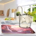 thumbnail image 5 of Pretty Waterfall Dish Drying Mat, Absorbent Microfiber Pad Protector For Kitchen Counter Top Mat Dish Drainboard 16x18in Home Decor, 5 of 7