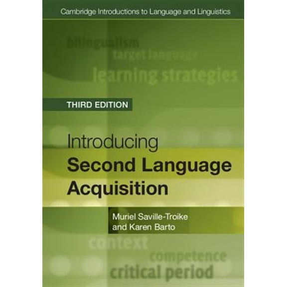 Pre-Owned Introducing Second Language Acquisition (Cambridge Introductions to Language and Linguistics)