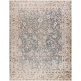 thumbnail image 2 of Hauteloom Keona Bohemian Vintage Medallion Area Rug - Damask Floral Fade Look Carpet for Living Room, Bedroom - Farmhouse - Tan, Beige, Blue, Brown - 6'7" x 9' (6x9 Area Rug), 2 of 6