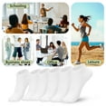 thumbnail image 5 of BlueFire Women's Socks Value Ankle Soft Moisture-Wicking Sock, 12-Pairs Women Size 8-12 Cotton White, 5 of 10