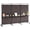 Brown, variant on 3 Panel Room Divider with Wheels and Shelves, 103" W x 74" H Folding Privacy Screen, Rolling Partition Separator for Home Office Studio, Fabric Wall Divider for Room Separation