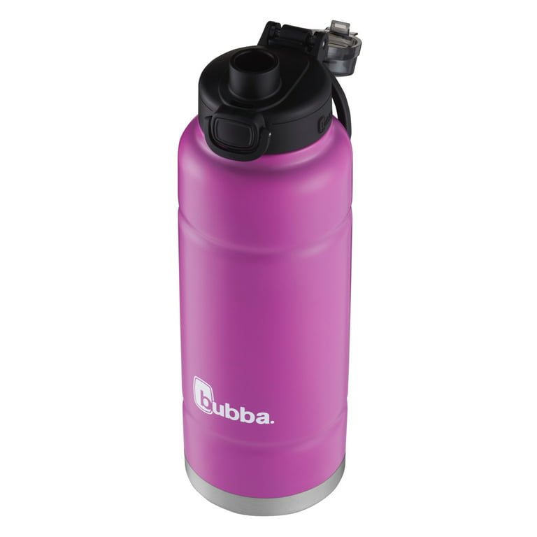 Bubba Trailblazer 40oz Vacuum-Insulated Stainless Steel Water Bottle with  Straw & Carry Handle, Keeps Drinks Cold up to 24hrs, Great for Travel,  Work