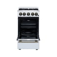 thumbnail image 5 of Forno Lamazze 20 Inch Freestanding Gas Range in White, Compact Design, 5 of 12