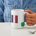 thumbnail image 4 of CafePress - Patriotic Strs & Stripes Abstract American Fl Mugs - 15 oz Ceramic Large White Novelty Mug, 4 of 6