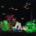 thumbnail image 2 of Decoraciones para peceras, accesorios para peceras, plantas decorativas para acuarios, plantas artificiales para peceras, uso seguro y fácil, decoración para acuarios pequeños y grandes, 2 of 6